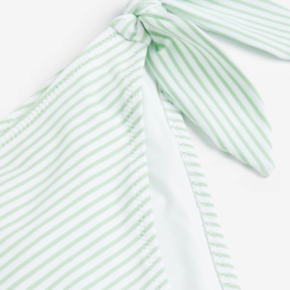 Striped Ruffle Trim Bikini SET - Picture 3 of 7